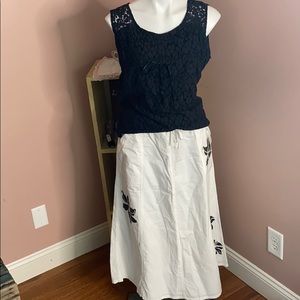 Cute skirt and top combo